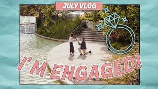 CC/KR) I AM ENGAGED! 💍 My Proposal Story: July Vlog | Crystall Cho