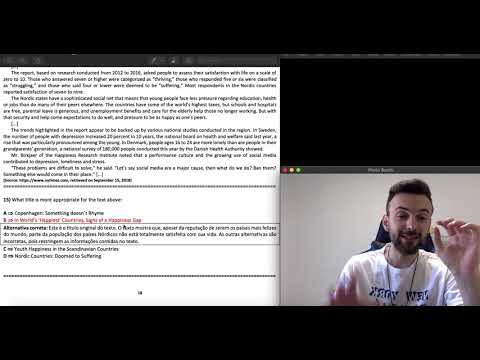 Revisão Pré Vestibular Acafe Medicina Terceirão 18/11/2020