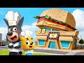 Cardboard Cafe Adventure For Kids Fun Story Kids Cartoon Sheriff Labrador