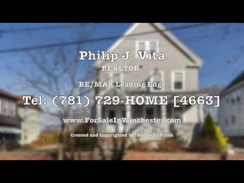 43-45 Irving Street, Winchester MA - Philip J. Vita - Tel (781) 729-4663