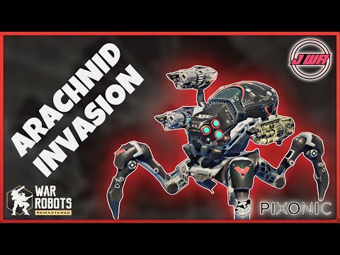 Shotgun Arachnid Invader Gameplay update 8.9 #warrobots #warrobotsremastered #wr