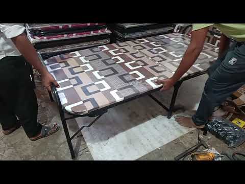 Folding Bed with mattress | Available on IndiaMART