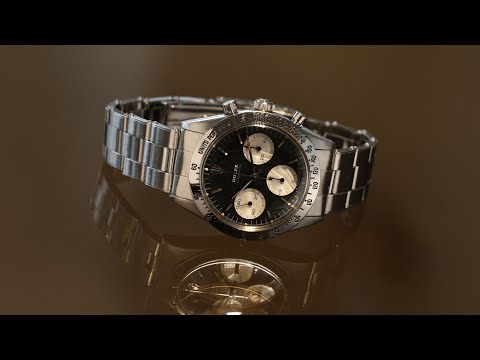 A look around the Rolex Daytona 6239  "2 lines" black dial