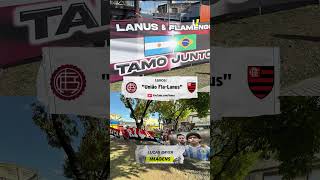 UNIÃO FLA-LANÚS! TORCEDORES DE FLAMENGO E LANÚS JÁ COMEÇAM A SE ACOMODAR PARA O JOGO DE MAIS TARDE