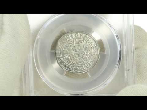 Coins.ee Auction 33. Poland, Elbing 6 groschen 1658 - Karl X Gustav - Rare! - PCGS AU58