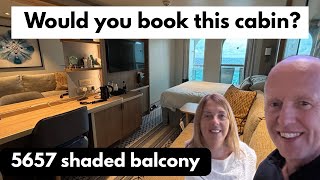 Would you book this Shaded Balcony | P&O Arvia 5657