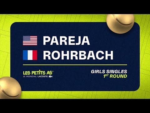 Les Petits As 2023 | Girls Singles 1R | Julieta Pareja vs Elisa Rohrbach