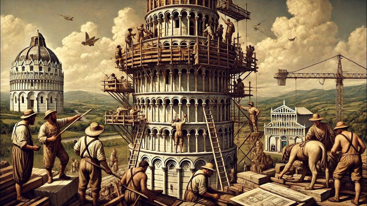 conheça a história da Torre Inclinada de Pisa