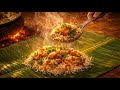 Chicken Biryani Ghibli Style Indian Village Monsoon Animated Short Film
