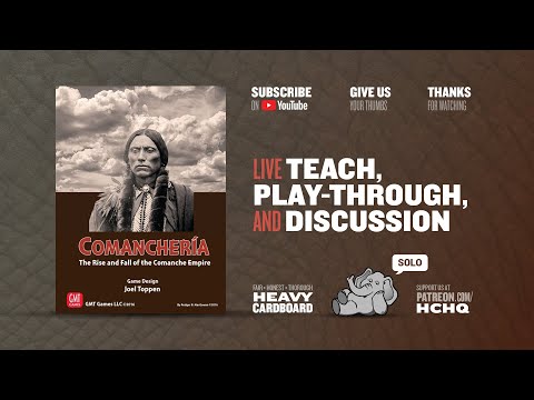 Comancheria - solo Play-through by Heavy Cardboard