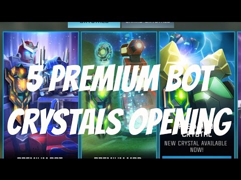 Transformers Forged to Fight Premium Bot Crystal Opening