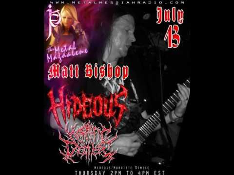 Matt Bishop of Hideous and Horrific Demise interview on The Metal Magdalene w Jet