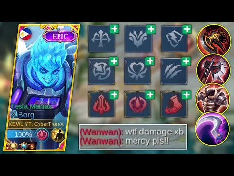 X.BORG BEST BUILD AND EMBLEM SET 2023 FOR EASY RANK UP IN THIS NEW SEASON! | MLBB