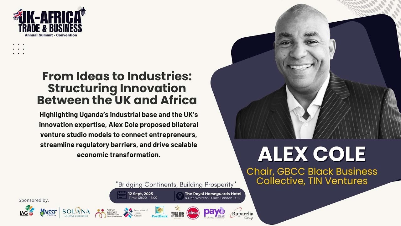 Creating a UK–Africa Venture Studio Blueprint  Alex Cole Asks Lord Popat