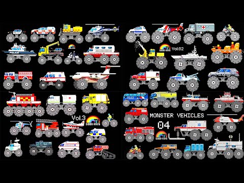 Monster Vehicles Collection