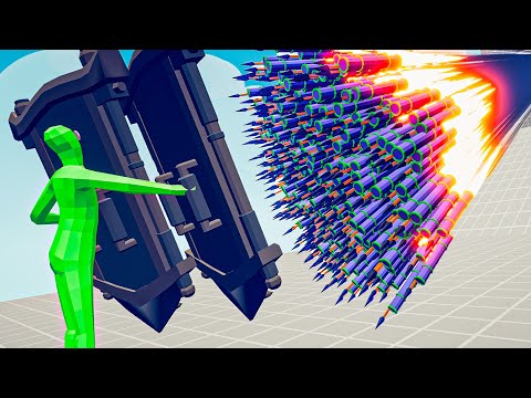 ZOMBIE DOUBLE MIRROR SHIELD vs EVERY GOD | TABS - Totally Accurate Battle Simulator