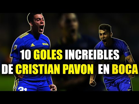 10 GOLES INCREIBLES de CRISTIAN PAVON en BOCA