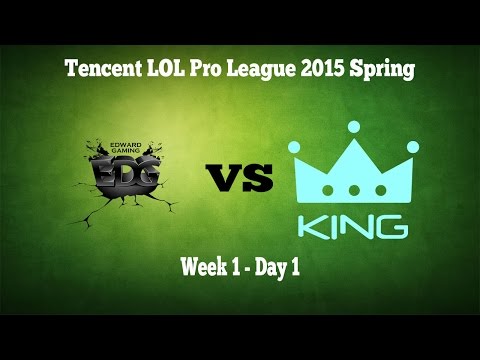 TL;DW - EDG vs King - Game 1 - LPL Spring 2015 W1D1 Highlights - EDward Gaming vs Team King