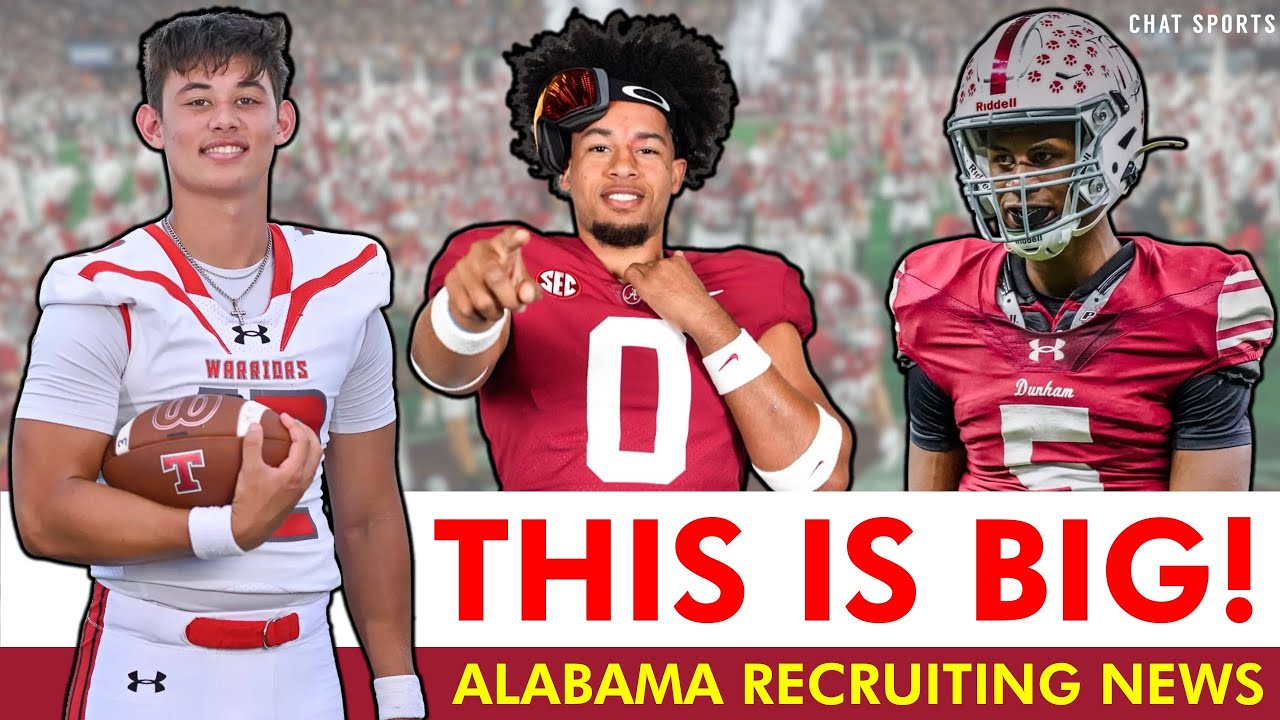 Alabama Football Gets A BUNCH Of Good Recruiting News Ft. Trent Seaborn, Corey Howard & Elijah Haven