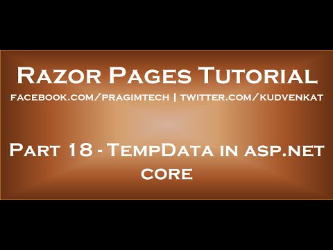 TempData in ASP NET Core
