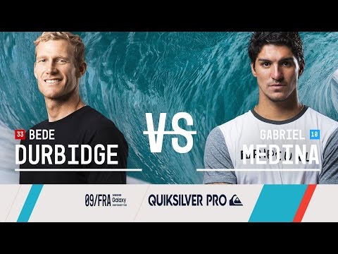 Bede Durbidge vs. Gabriel Medina - Quiksilver Pro France 2015 Final