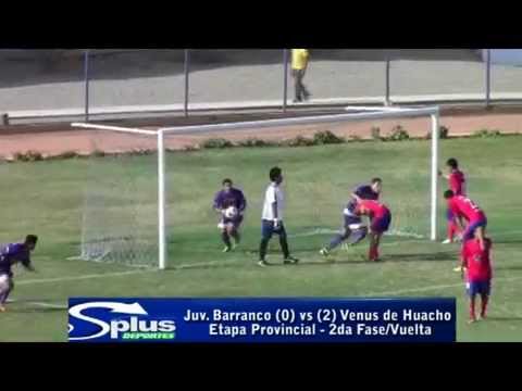 JUV. BARRANCO (0) vs (2) VENUS DE HUACHO - ETAPA PROVINCIAL - 2DA FASE VUELTA 2014.