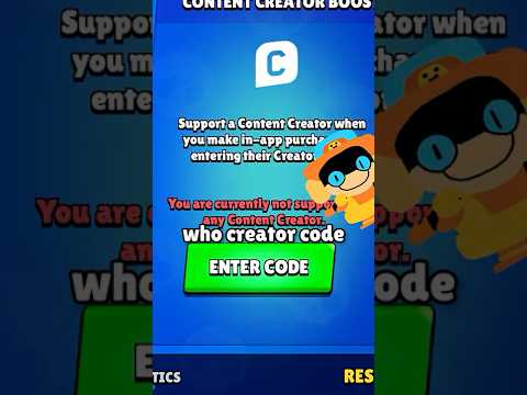whos creator code should we use 🤔 #brawlstars