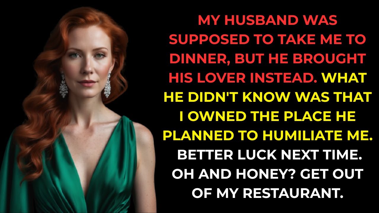 My Husband Brought His GF to Our Anniversary — Then I Revealed Who Really Owned the Restaurant