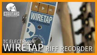 Video thumbnail for Wiretap Riff Recorder TC Electronic by Science of Loud