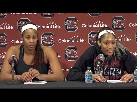 POST-GAME: Alaina Coates, A'ja Wilson on Alabama — 1/1/17
