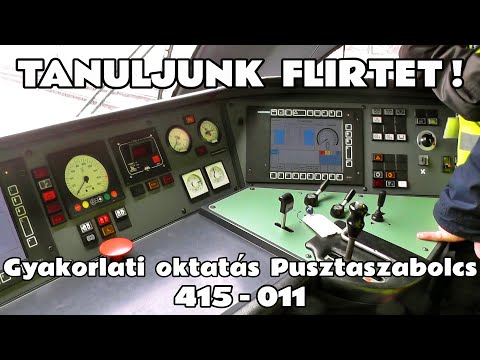 2016.01.11. FLIRT gyakorlati oktatás Pusztaszabolcson, avagy a Nagy Piros Villamos rejtett titkai.
