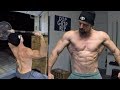 Vlog #96: Larsen Press 200lbs x 5x5 | Seated Unsupported OHP 150lbs x 5 | Straight Arm Pulldowns