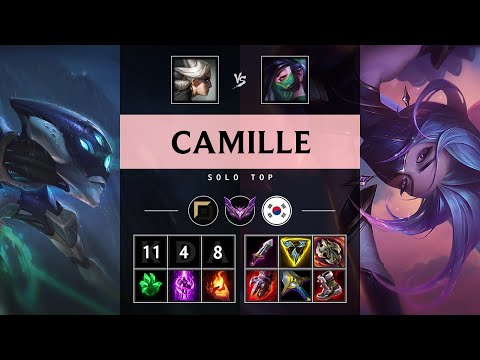 Camille Top vs Akali: Unstoppable - KR Master Patch 25.S1.1