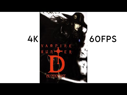 Vampire Hunter D: Bloodlust - Dracula scene 4k 60 FPS