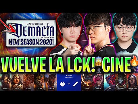 FAKER VUELVE A LA LCK!😱CINE🔥 - TEAM MID vs TEAM JGL | LCK NEW SEASON 2026 SHOWMATCH