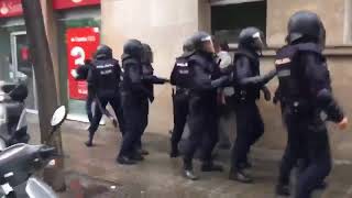 Spanish riot Police against 1-O voters - Cop Killer (John Maus)