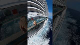 MSC Seashore whirlpool with a view 💙 #msccruises #cruiseship #pool #cruisetravel #cruises #shorts