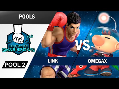 Ultimate Smashdown #16 | Pools - Link (Little Mac) vs OmegaX (Olimar)