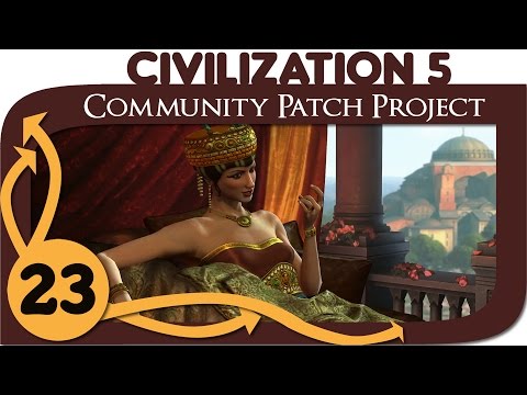 Civilization 5 - Ep. 23 - Community Patch Project as Byzantium - Let's Play - Gameplay