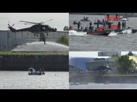 ["SOS" auf dem Hamburger Hafengeburtstag] Impressionen vom „Sea Lynx“ Mk 88 A (Marine)