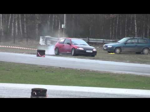 Iwona Kaniewska - Honda Civic - SuperOES IV Runda  Tor Kielce 20-04-2013