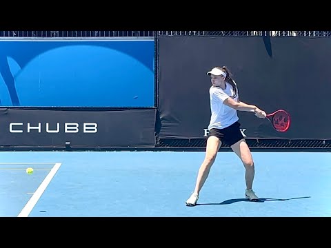 Elena RYBAKINA Groundstrokes + Slow Motion | Australian Open 2026