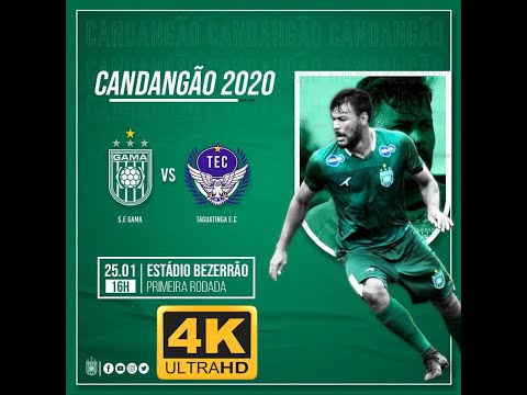 S.E GAMA x TAGUATINGA E.C - 1ª Rodada Candangão 2020 - VTRLIVESPORT(4k)