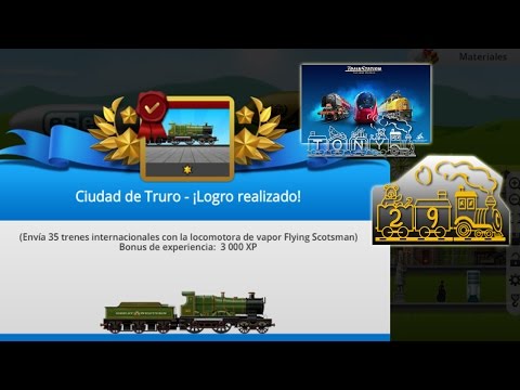 Train Station "Cap. 29.- Logro y Tren de vapor: Ciudad de Truro" por Tony