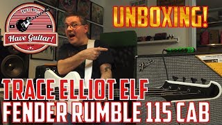 Video thumbnail for Trace Elliot ELF & Fender Rumble 115 Cab - Unboxing by Have Guitar