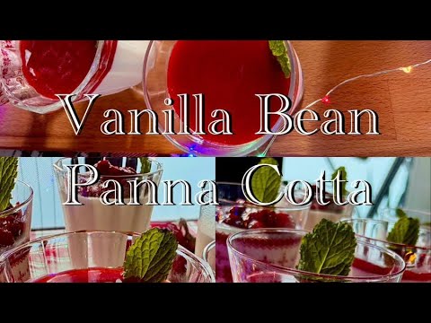 Vanilla Bean Easy Panna Cotta | 25 Days of Christmas Recipes