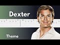 Dexter Theme Stunning Guitar Tab