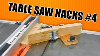 5 Quick Table Saw Tricks Part 4 / Woodworking Hacks