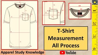 T-Shirt Measurement All Process | How to Measure A T-Shirt | T-Shirt Measurements Guide.