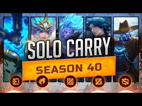 Best SOLO CARRY Heroes for Every Role (Season 40 Meta + Updated Builds)
